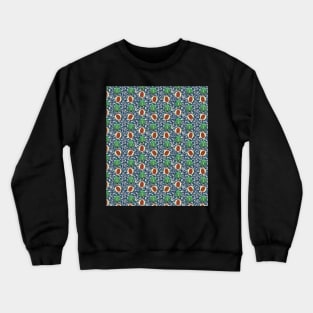 blue High Priestess Tarot pattern Crewneck Sweatshirt